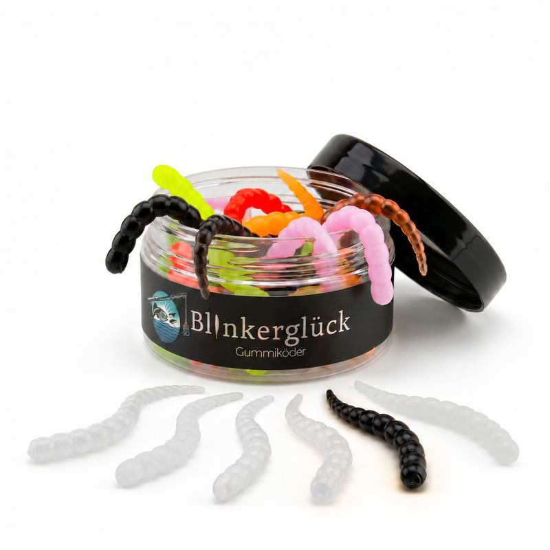 Laden Sie das Bild in Galerie -Viewer, Segworm 8 cm – Einzelfarbe "Black" (SWC11)