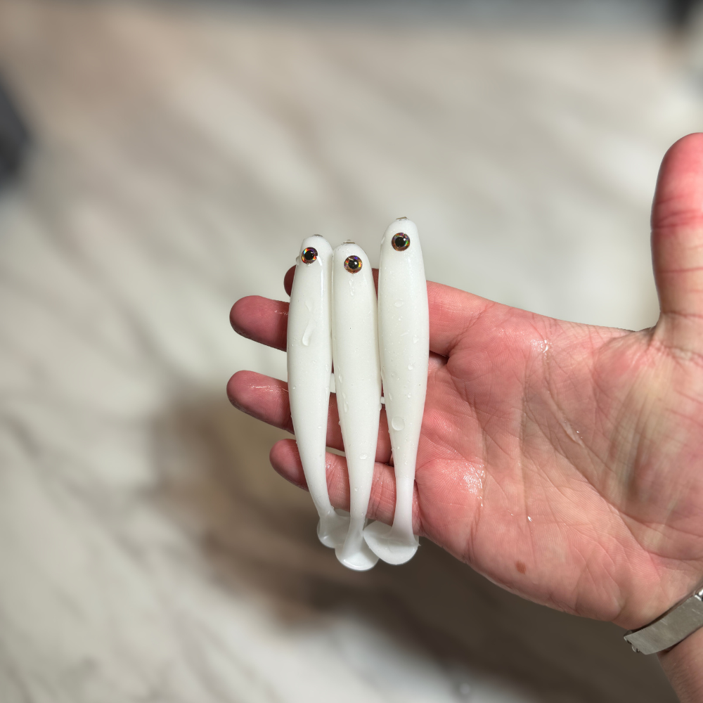 Glücksjäger – Ghost White Shad (10cm | 12,5 cm)