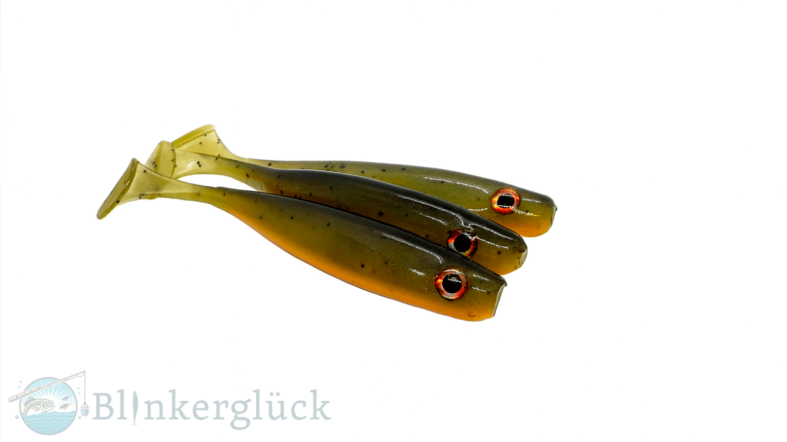 Blinkerglück Glücksjäger – Green Yellow Shad (7,5 cm | 10 cm | 12,5 cm)