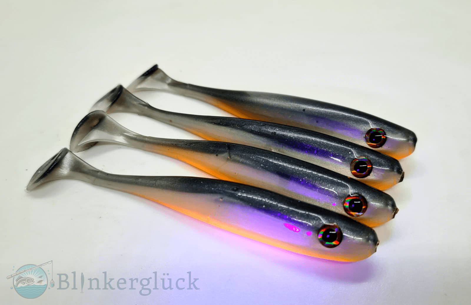 Blinkerglück Glücksjäger – Hot Olive Shad (7,5 cm | 10 cm | 12,5 cm)