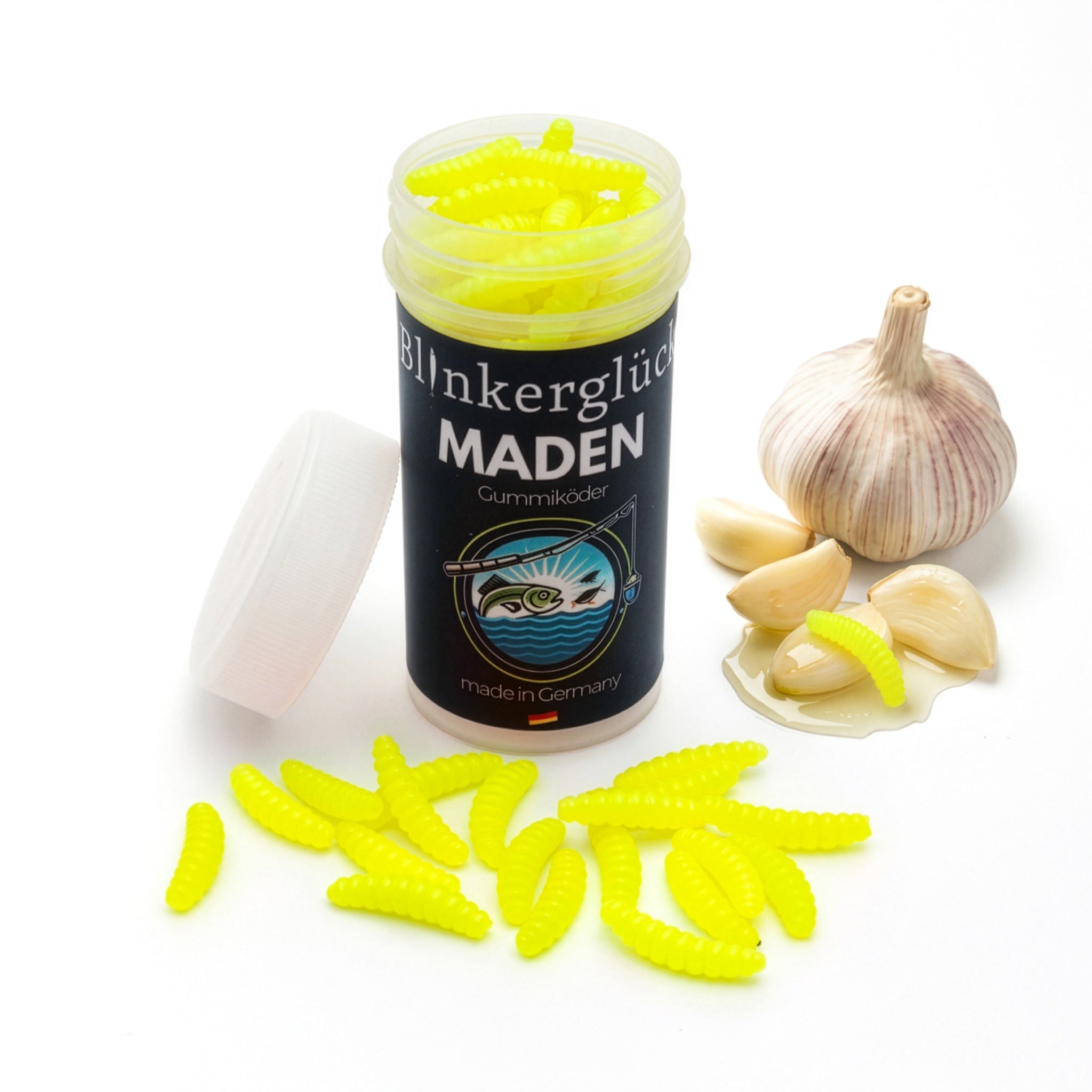 Kunstmaden 2 cm 50 Stück in Dose – verschiedene Aromen