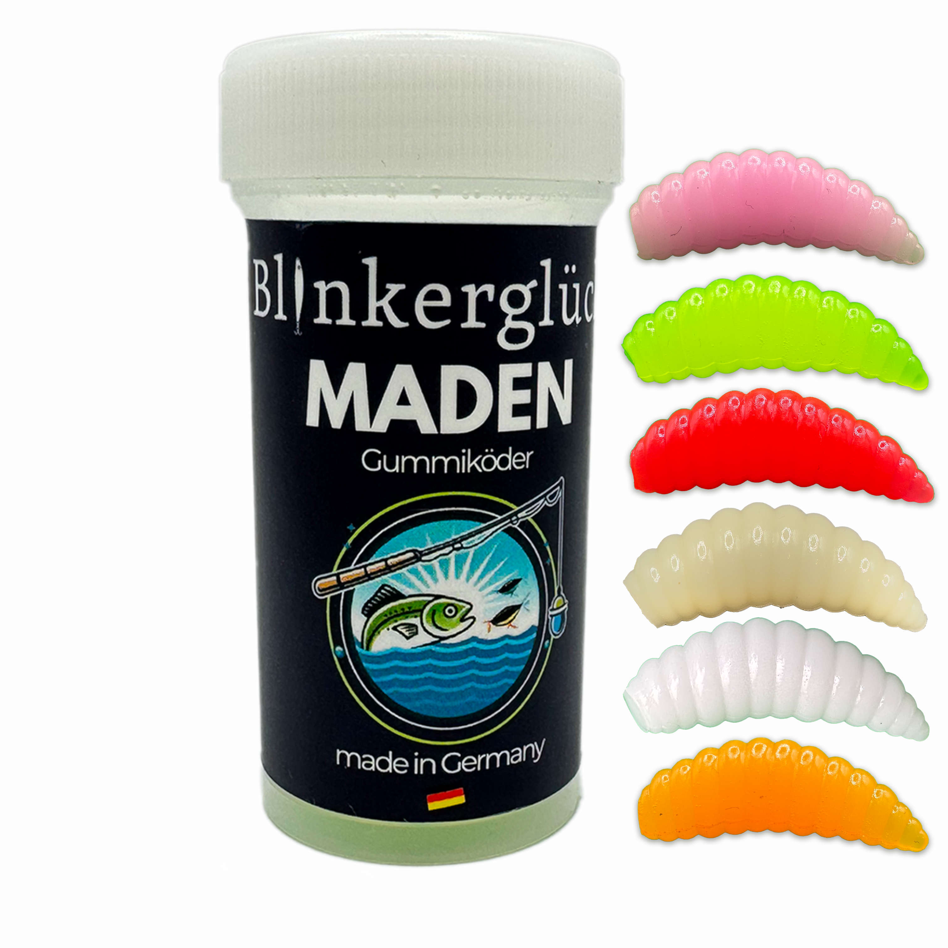 Kunstmaden 3 cm 12 Stück in Dose – verschiedene Aromen