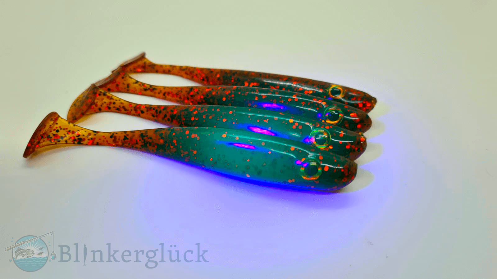 Blinkerglück Glücksjäger – Motoroil Shad (7,5 cm | 10 cm | 12,5 cm)