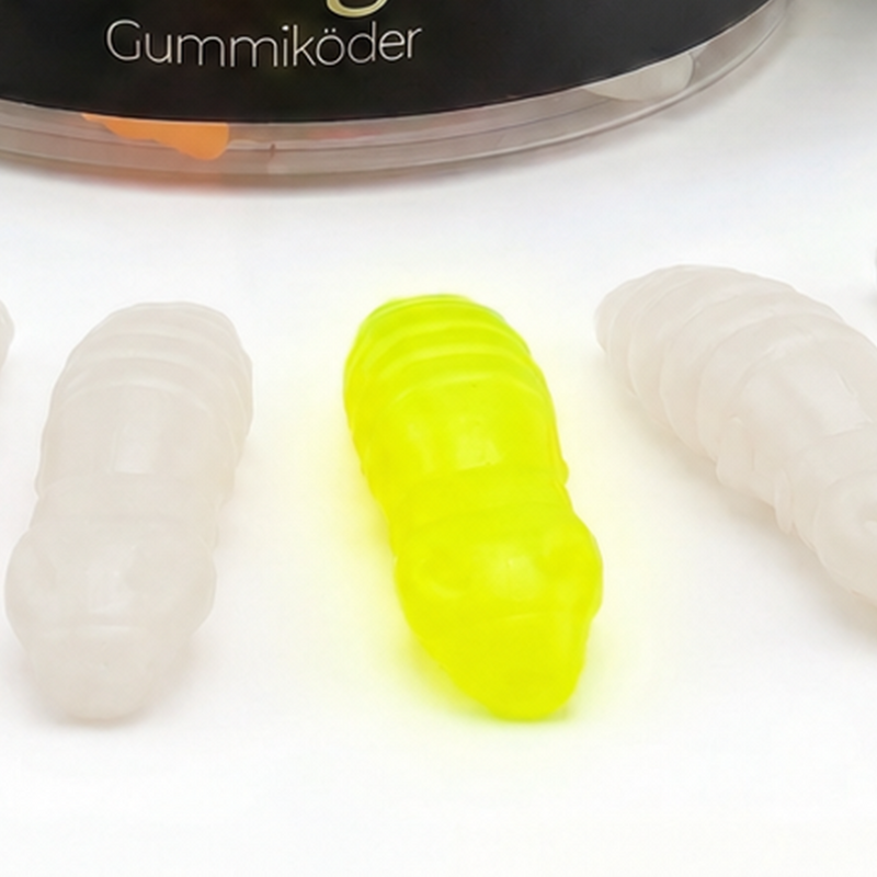 Laden Sie das Bild in Galerie -Viewer, Puppa 4,5 cm – Einzelfarbe "Chartreuse UV" (PUC04)
