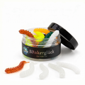 Ribworm 6,5 cm – Einzelfarbe "Motor Oil UV" (RWC01)
