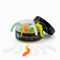 Segworm 8 cm – Einzelfarbe "Motor Oil Orange UV" (SWC03)