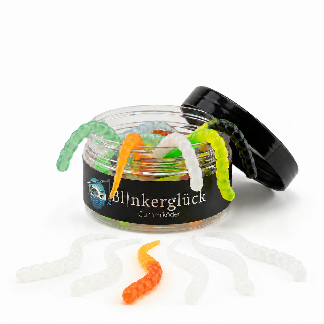 Segworm 8 cm – Einzelfarbe "Motor Oil Orange UV" (SWC03)