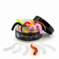 Segworm 8 cm – Einzelfarbe "Motor Oil UV" (SWC10)