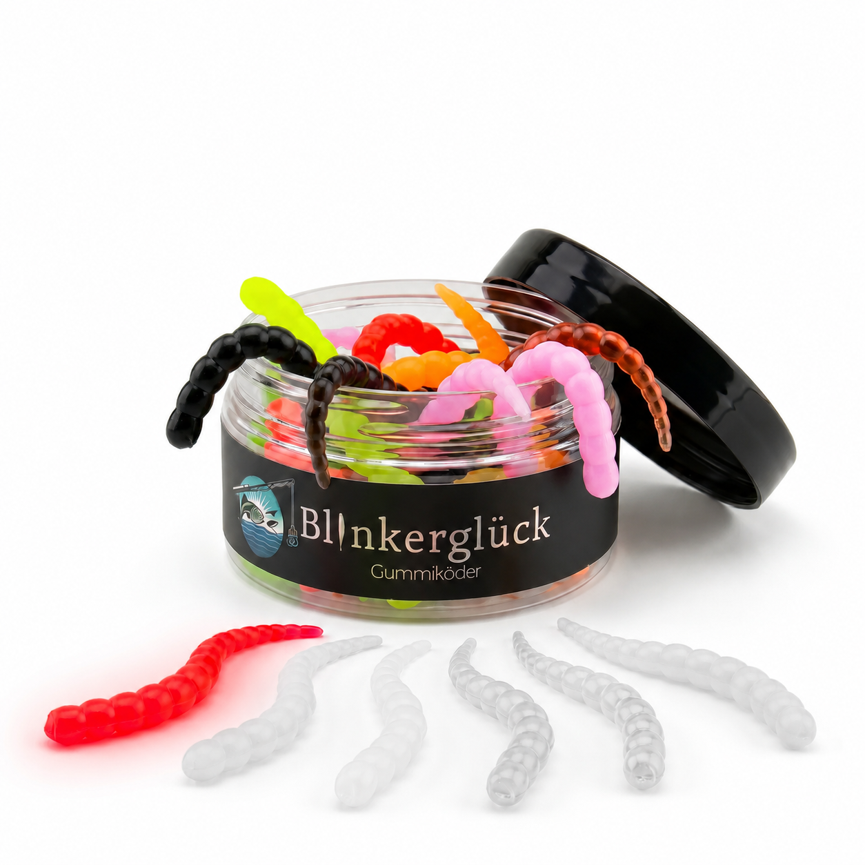 Segworm 8 cm – Einzelfarbe "Red UV" (SWC07)