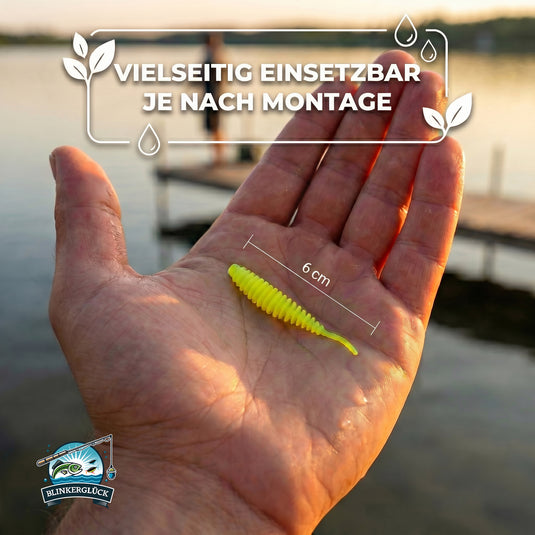 Troutworm 6 cm – Einzelfarbe 