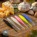Troutworm 6 cm – Farbmix (FM1) in versch. Aromen