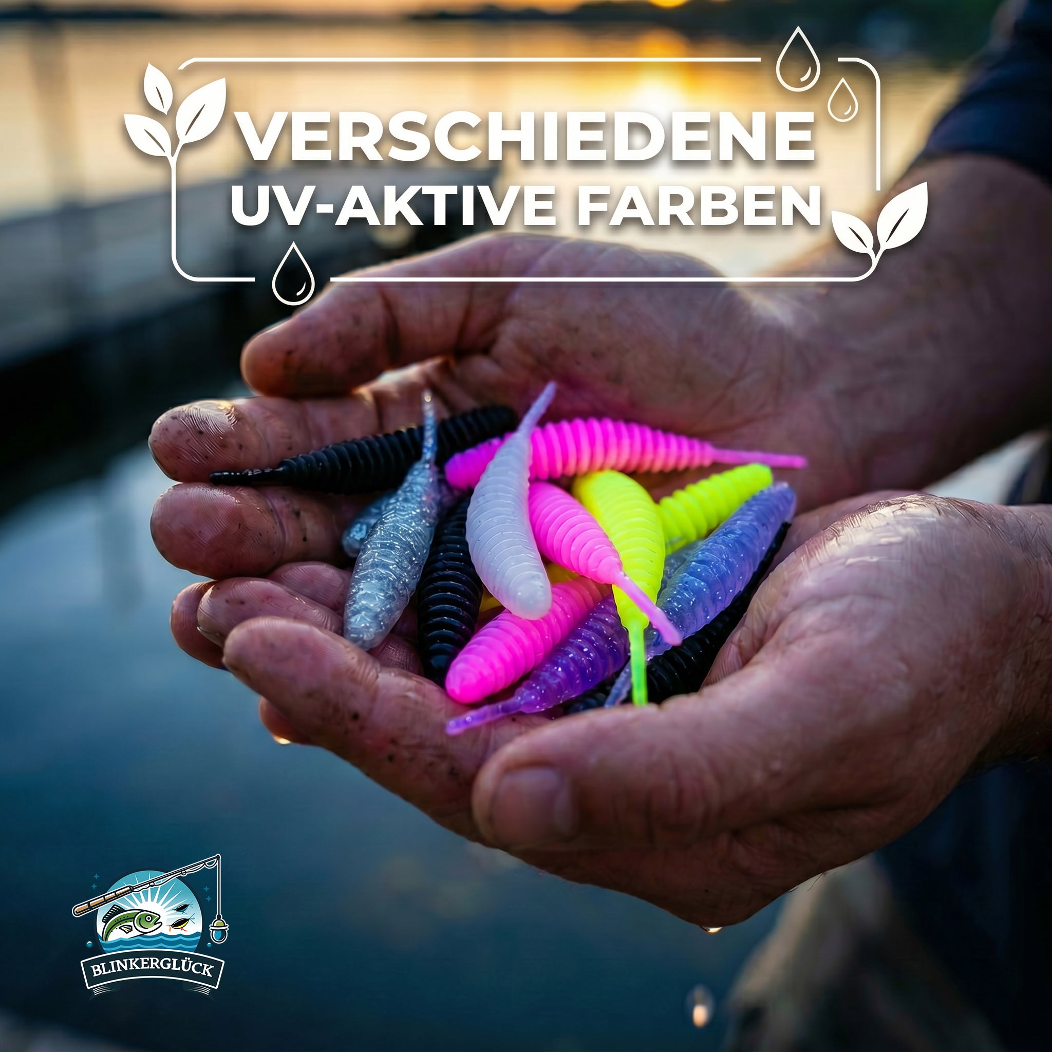 Troutworm 6 cm – Farbmix (FM1) in versch. Aromen