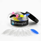 Troutworm 6 cm – Einzelfarbe "Pearl Dark Blue" (TWC06) in versch. Aromen