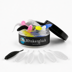 Troutworm 6 cm – Einzelfarbe "Black" (TWC01) in versch. Aromen