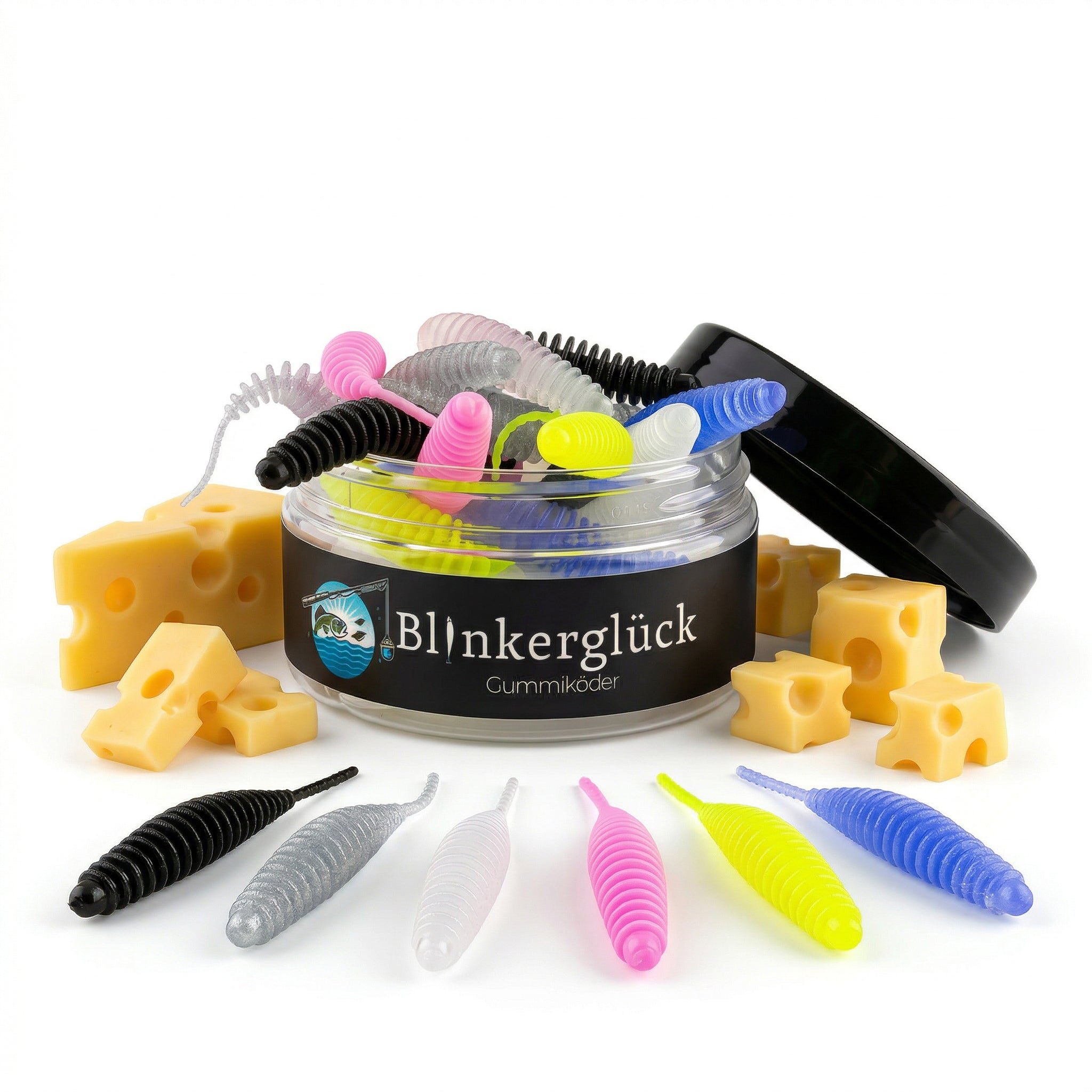 Troutworm 6 cm – Farbmix (FM1) in versch. Aromen