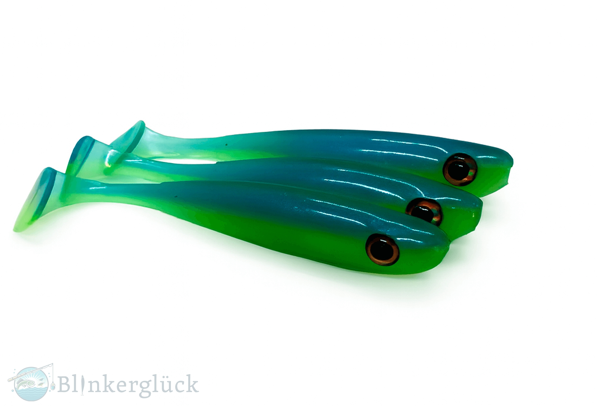 Blinkerglück Glücksjäger – Blue Sunny Shad (7,5 cm | 10 cm | 12,5 cm)
