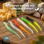 Segworm 8 cm – 12 Stück Farbmix 1 (SWM1)